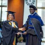 After failing math in WAEC, a young African lady fights back and graduates from university with a first-class degree in law.