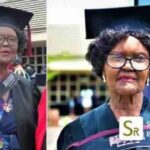 An elderly woman of 75 bags master's degree in University of South Africa; plans to pursue PhD
