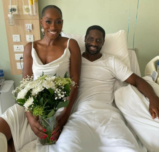 Couple gets Married while he is still on his sick bed