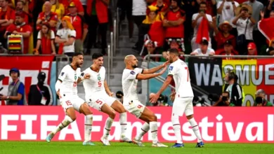 Morocco defeated a disappointing Belgium 2-0