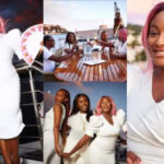 I'm starting my new age in prayer and with my family at my side - Cuppy celebrates his 30th birthday aboard a beautiful yacht.
