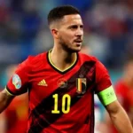 Eden Hazard criticizes Germany for their World Cup protest, saying, "We're here to play football."