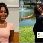 Young Lady who works 18 hours everyday to fund her education finally graduates from US university, celebrates achievement