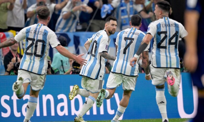 Argentina, led by Lionel Messi, thrashed 2018 runners-up Croatia