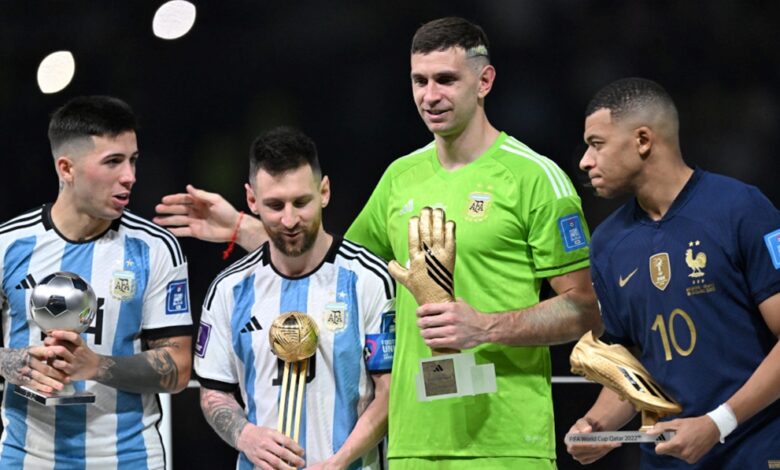 Lionel Messi was awarded the Golden Ball