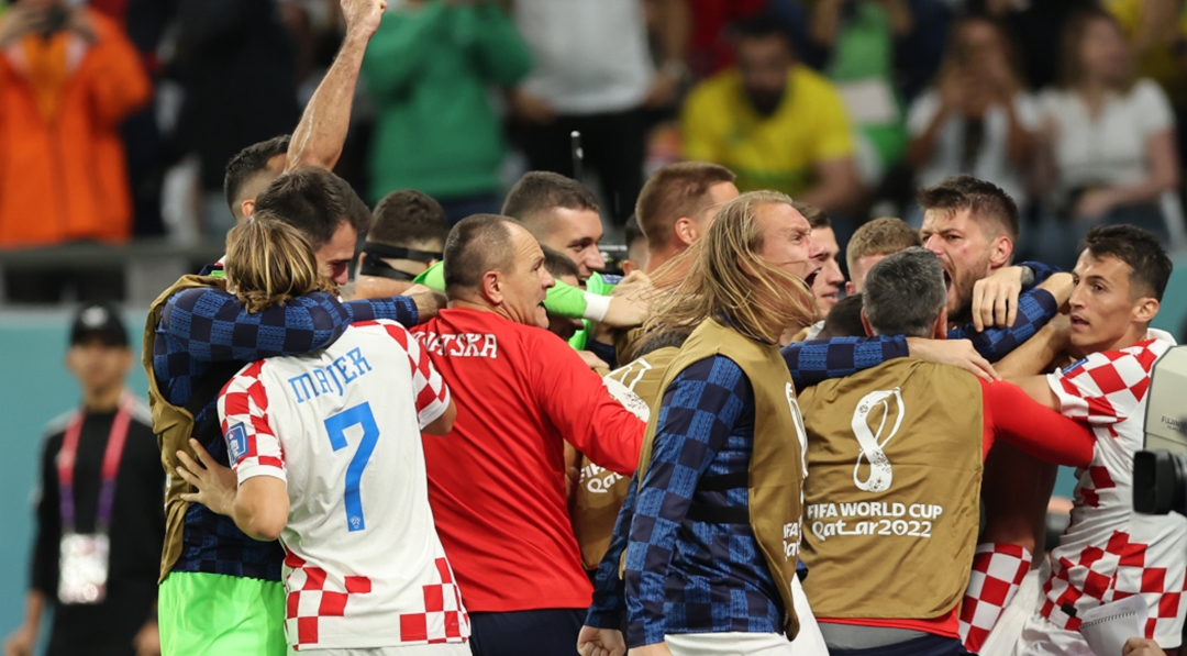 Croatia defeated tournament favorites Brazil 4-2