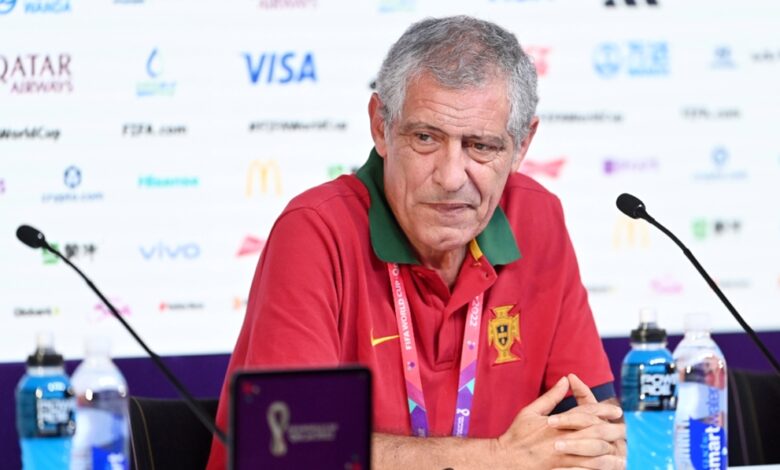 Fernando Santos expressed his displeasure with the forward's actions