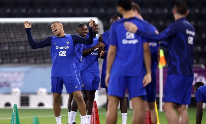 France players have colds as they get ready to face Argentina in the World Cup final