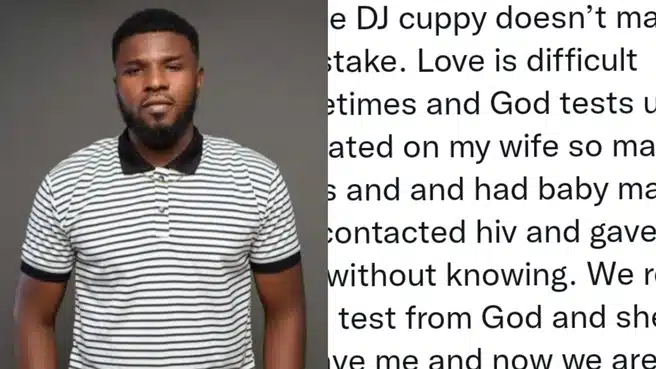 “We realized it was a test from God” – Man narrates how wife forgave him despite cheating and infecting her with HIV