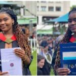 Young African Lady bags first-class Bachelors and Masters degree in Civil Engineering on the same day