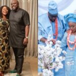 I promise to always approach you slowly. - Omawumi and her husband commemorate their fifth anniversary.