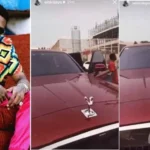 Wizkid demonstrates to fans how he drove his Rolls Royce out (Video)