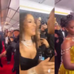 Tems the singer wins big at the 65th Grammy Awards, and DJ Khaled and his wife join in the celebration.[VIDEO]