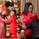 “My Lush baby & Kosi baby”- Obi Cubana Celebrates wife and son’s birthday in a special way