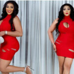 “You’re almost going…” Peggy Ovire mocked by netizen over Valentine Day’s attire, she reacts [photos]
